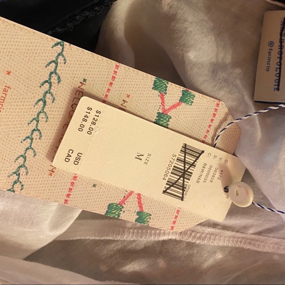 Anthropologie X Farm Rio Colorblocked Wrap Blouse - Picture 5 of 5